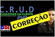﻿CRUD EM PHP CRIANDO UM PROJETO DE CADASTAR UM CLIENTE